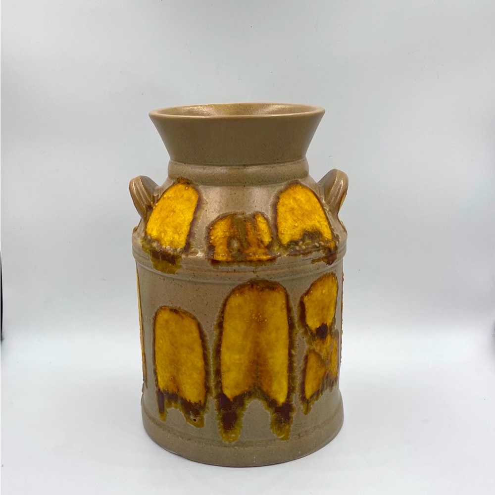 Vintage Roger’s Collection Fat Lava Stoneware Pottery Pot/ Vase